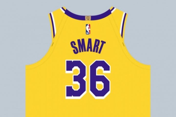 队史首个！斯玛特将在湖人继续身披36号球衣