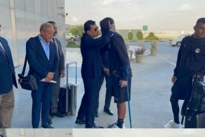 曼市德比还能上吗？马尔穆什世预赛伤退，拄拐回到开罗