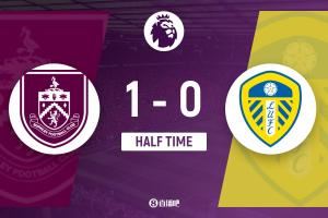 半场-伯恩利暂1-0利兹联 乌戈丘库破门沃克献助攻